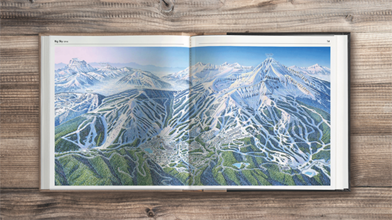 超逼真手繪雪場地圖!James Niehues 作品出版集資破千萬台幣