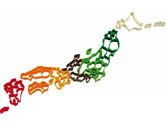 跟記憶吐司有得拼！日本地圖餅乾模