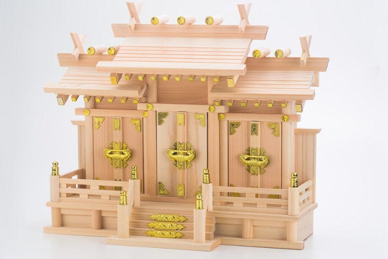 骨董品】神具 神棚 木工 厨子 信仰 宗教 建築 模型