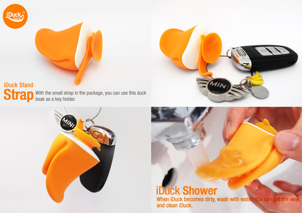 鴨鴨站起來！陪你一起講不停的鴨嘴手機架