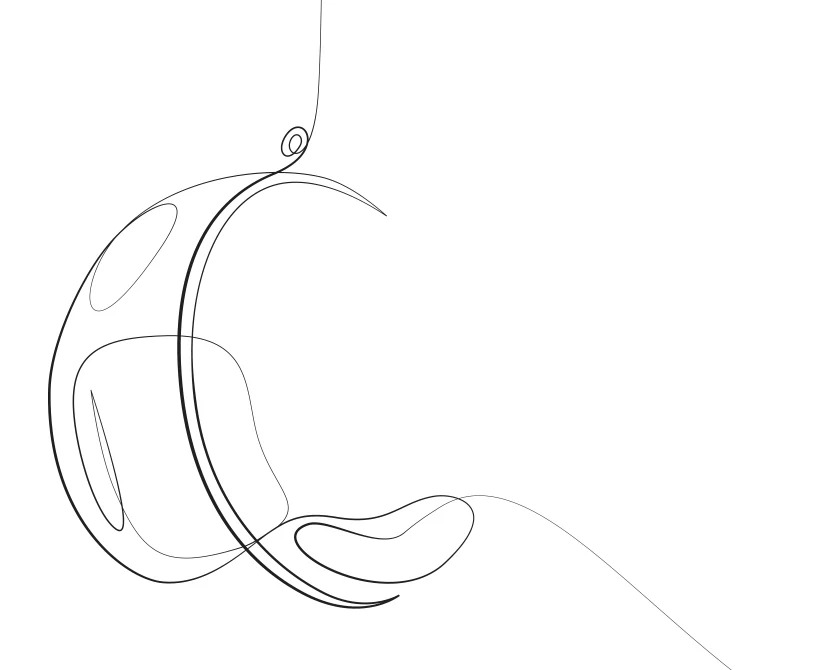 一筆畫出10張大師椅子設計！巴黎團隊用簡約線條插畫勾勒百年經典椅子