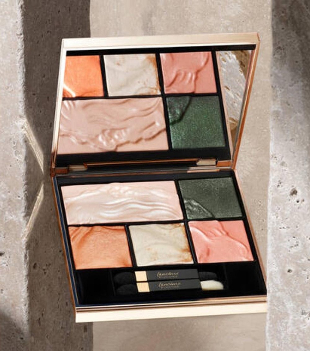 羅浮宮X蘭蔻聯名彩妝！羅浮宮建築光影、女神雕塑化身眼影盤、唇膏色彩、小黑瓶身