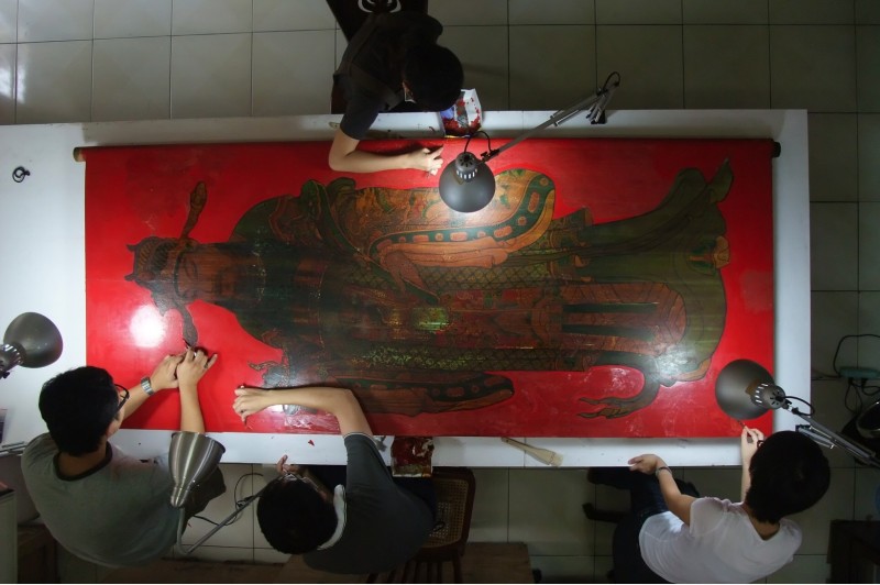 《帶著門神去旅行》台灣文物修復計劃