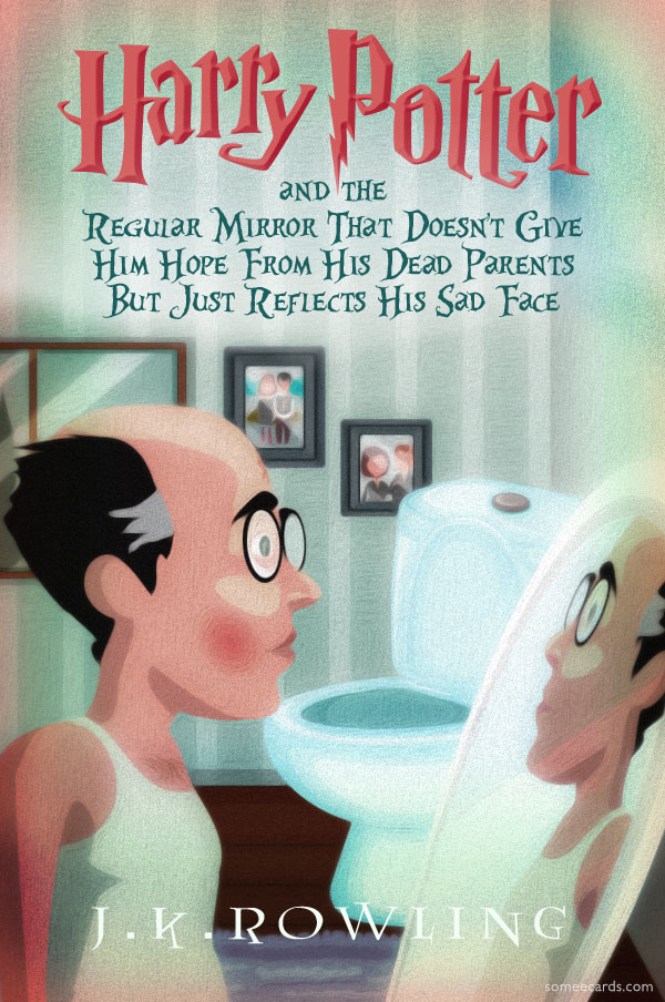 淡淡的哀傷，中年危機的哈利波特續集小說封面