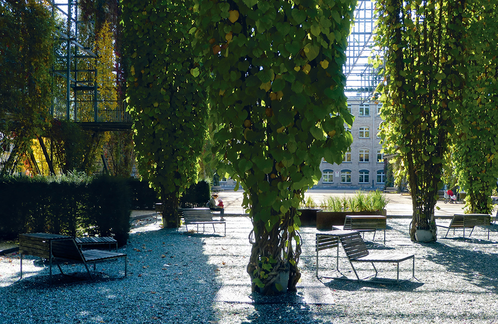 全球最大「都市花棚」！瑞士空中花園 MFO-Park 歐瑞康立體公園以綠意藤蔓重新利用百年企業舊址