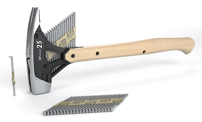 六年造一鎚！再也不用擔心敲到手的「自動鐵鎚 Auto Hammer」 