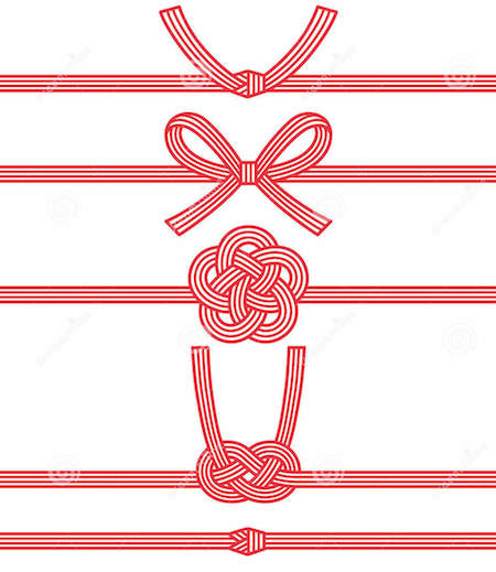 一條橡皮筋代表滿滿的祝賀心意「MIZUHIKIBAND」