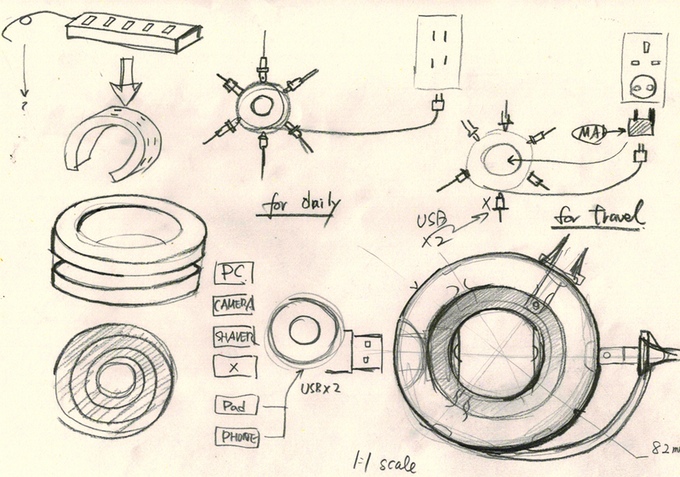 解決所有插電的煩惱 - MOGICS 甜甜圈延長線