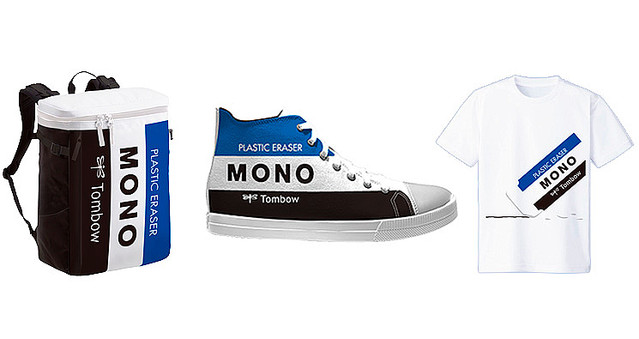 蜻蜓牌橡皮擦巴士行經東京街頭!MONO 橡皮擦 50 週年紀念復刻翻玩經典藍、黑、白包裝意象