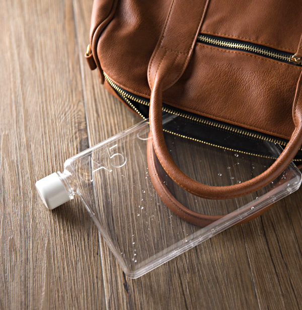 簡單俐落的攜水計畫，方扁包包專用水瓶