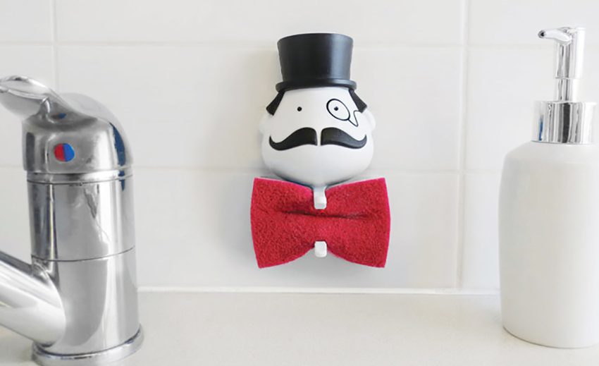 廚房新夥伴 菜瓜布變藝術品