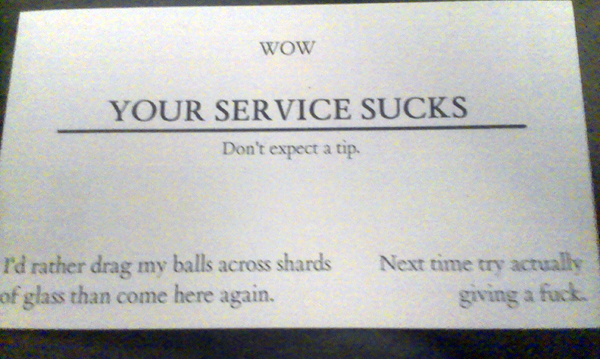 交換了可能就會吃上官司的真心話惡毒名片