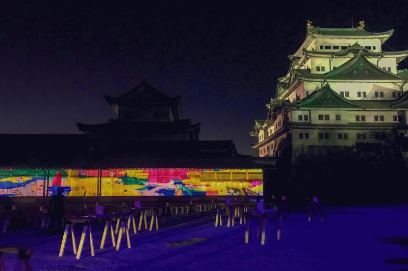 古城成冬季限定舞台！一年一度「名古屋城夜会 by 1→10」巨大畫卷光投影、傳統美酒食澎湃上陣