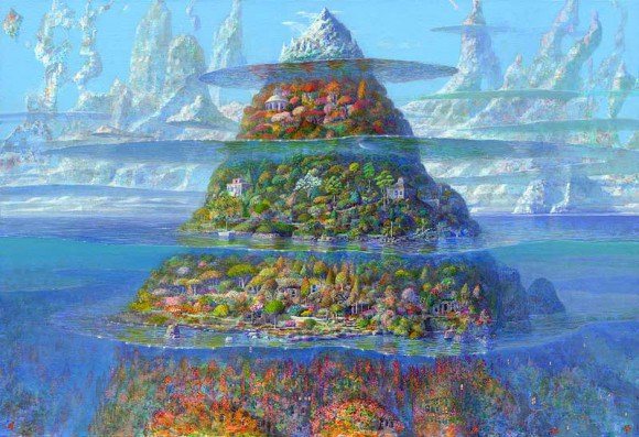 宮崎駿動畫"背後"的推手，插畫家井上直久的幻想世界