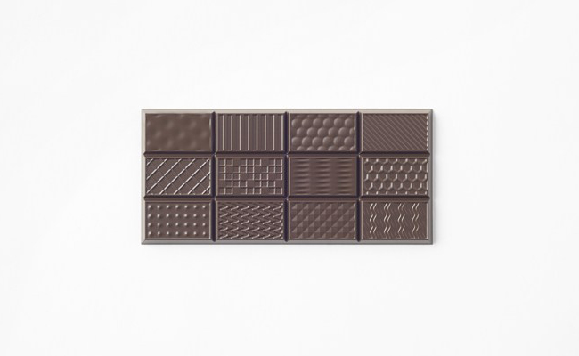 吃一片有材質觸感的巧克力 Nendo Chocolatexture Bar