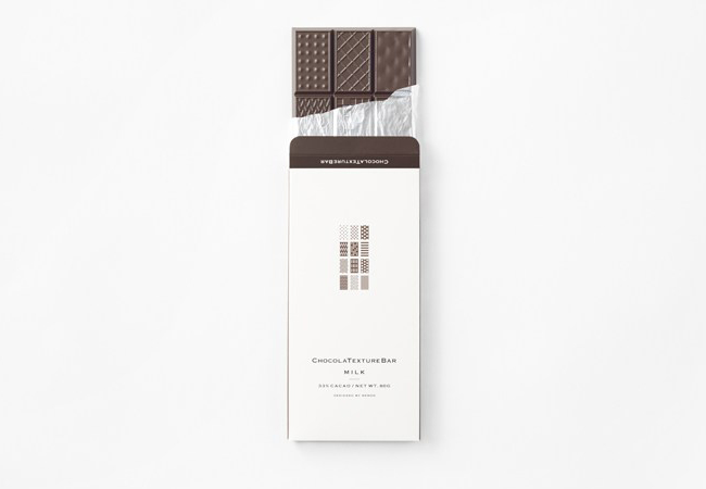 吃一片有材質觸感的巧克力 Nendo Chocolatexture Bar