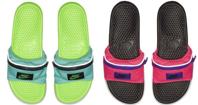 鑰匙零錢全擱這，挑戰輕便外出新極限－NIKE Fanny Pack 拖鞋