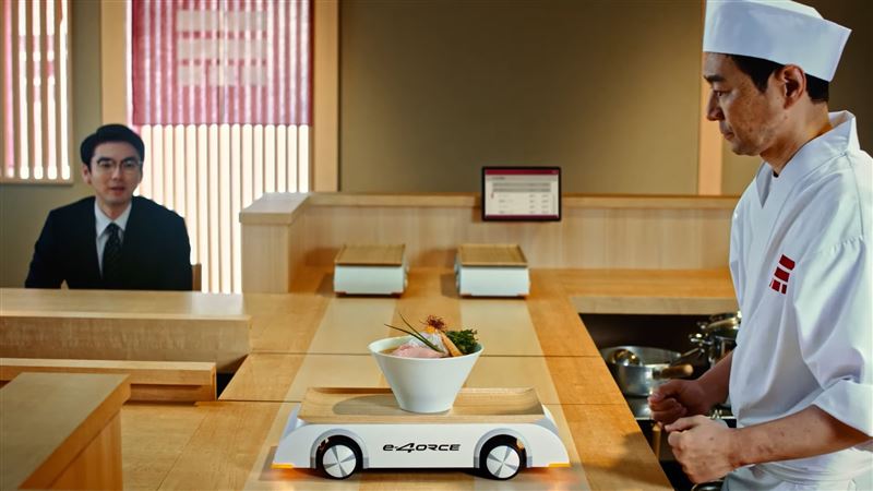 完美送拉麵服務！搭載NISSAN全新e-4ORCE系統的迷你拉麵電動車