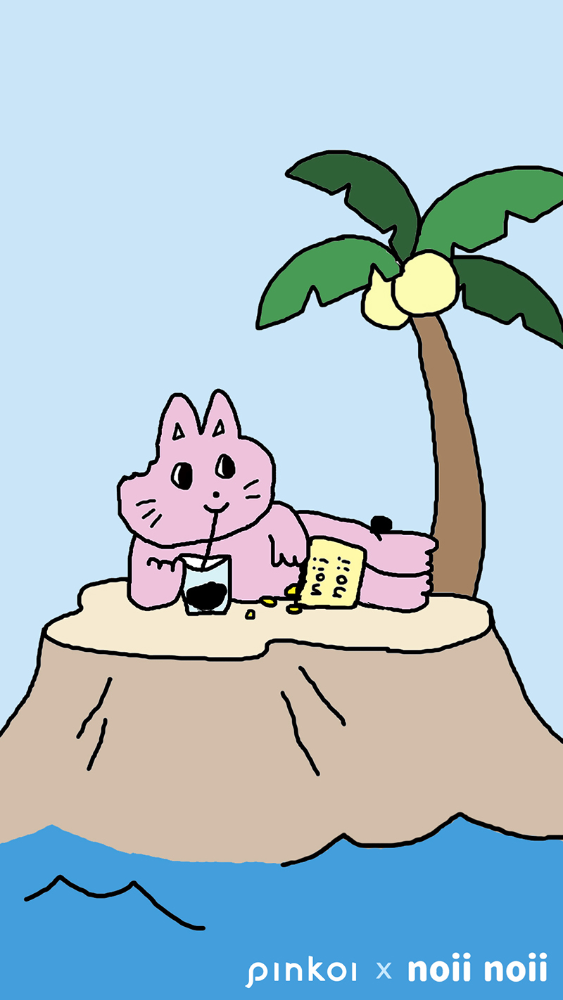 右手超人、山羊先生、鹿皮等亞洲 6 地 19 位設計師接力 Pinkoi「防疫插畫」!療癒手機桌布任你換