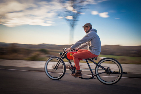 偽裝成野狼的復古電動腳踏車
