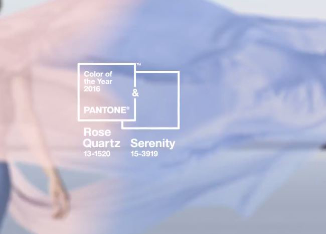 PANTONE® 發表年度雙主色，迎向溫柔和煦的 2016