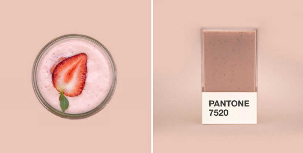 自調一份 Pantone 水果奶昔，補滿你一天的色彩能量~