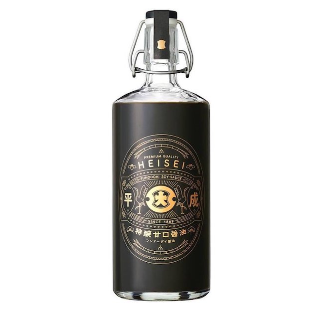 紀念平成時代結束，日本傳統醬油老店精品級包裝設計