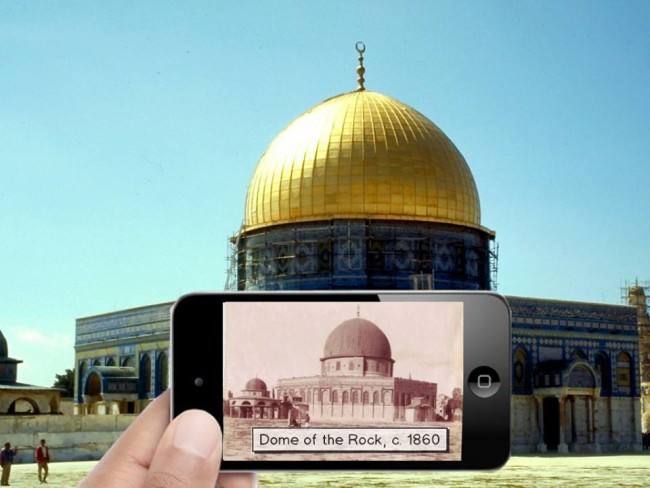 用 PIVOT app，透過手機螢幕直接看到舊街景樣貌