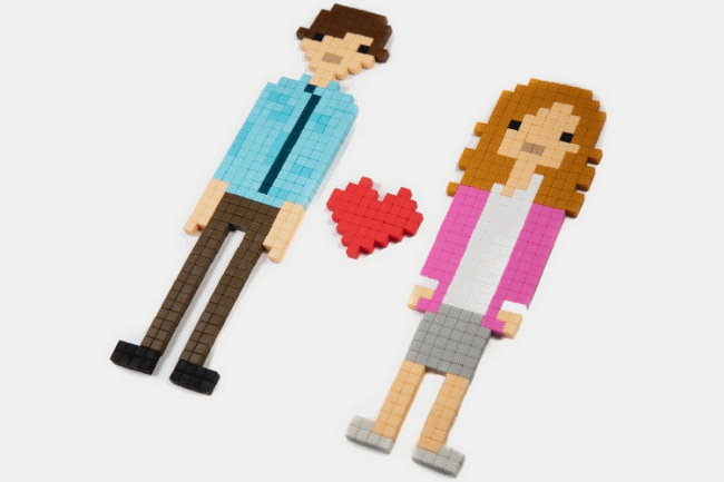 剛剛好的磁吸力，隨手一吸就創造的「PIXL 磁性積木」