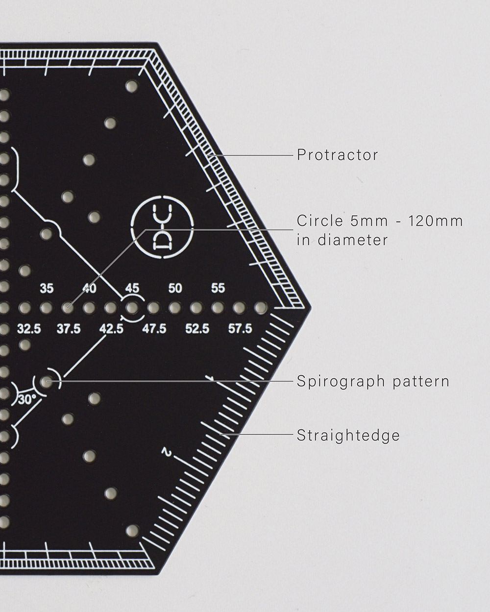 畫出完美設計的繪圖尺！「HEXAGONAL RULER 2.0」設計人必備質感製圖工具