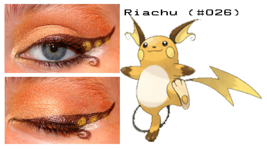 十萬伏特的電眼，神奇寶貝系列彩繪眼影