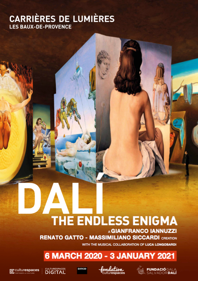 法國光影展覽重現《達利：無盡之謎》的魔幻世界！盡收軟鐘、俏鬍子畫像、沙漠骨骸的沉浸式體驗