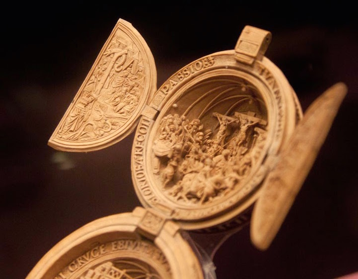 做工超精緻，16世紀歐洲奢華版木質念珠