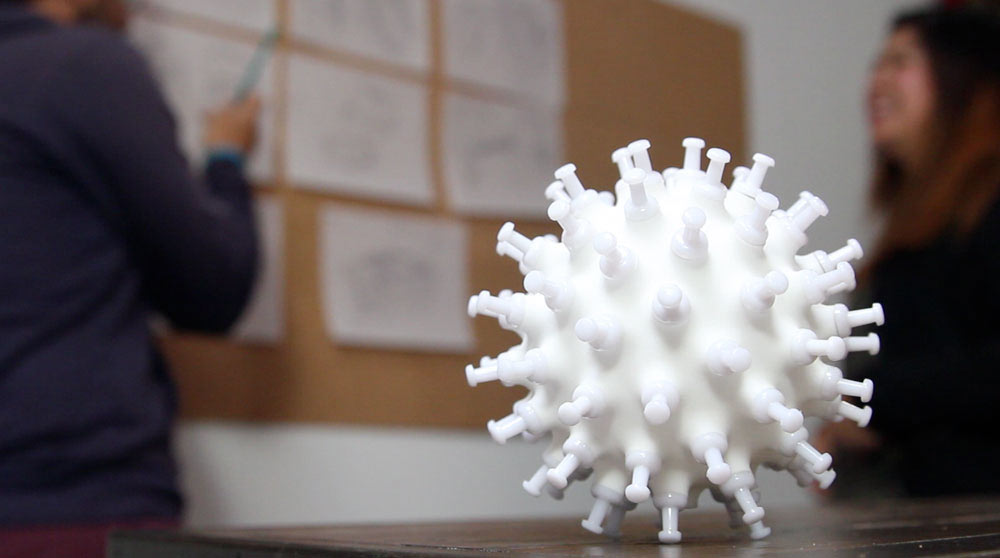 Pinball圖釘球，更有趣的圖釘收納工具