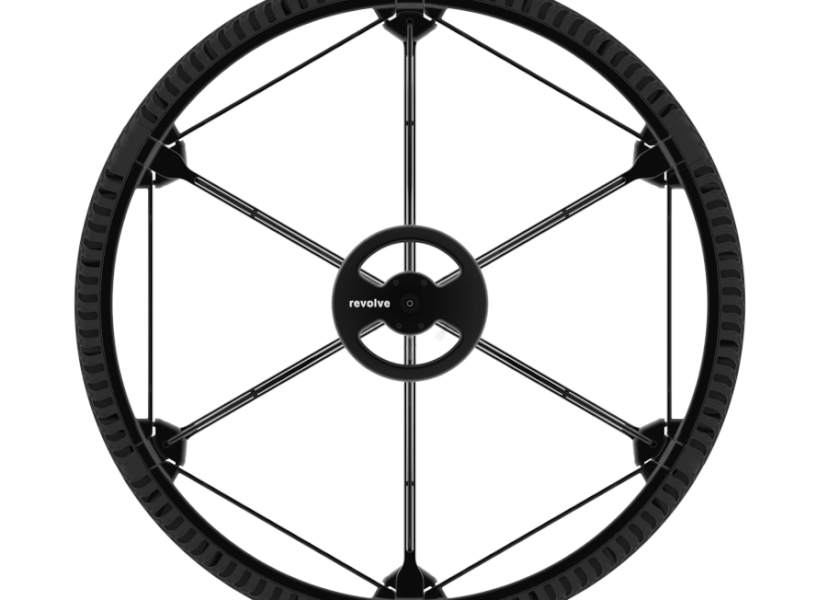 無氣摺疊輪胎 Revolve，輕鬆一手抓起浪跡天涯
