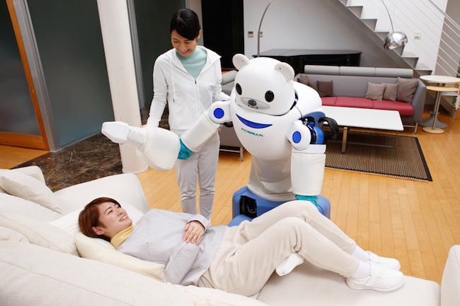 為你分擔居家照護的療癒系機器人── ROBEAR