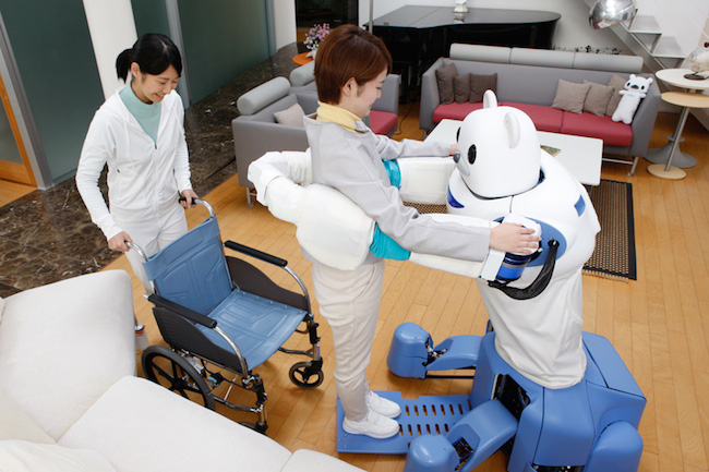 為你分擔居家照護的療癒系機器人── ROBEAR