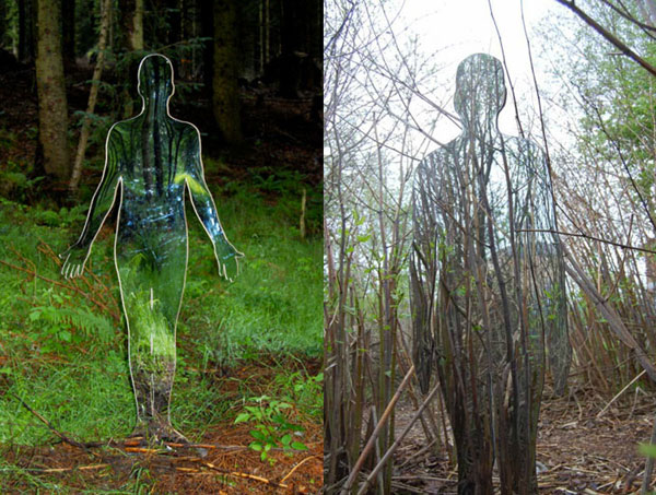 人与大自然融合一体的镜子森林