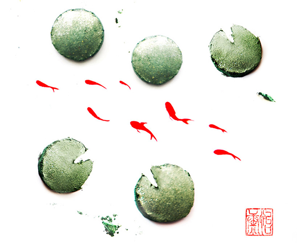 畫個美美妝過新年：化妝品創作藝術