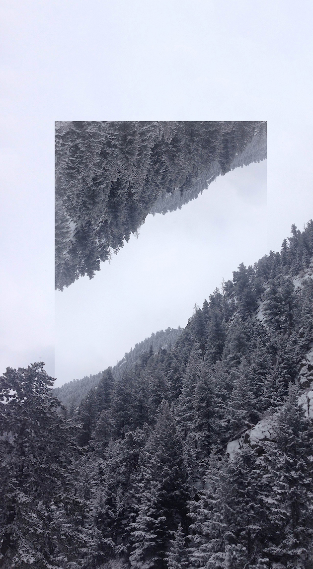 如夢似幻的鏡面風景攝影後製效果