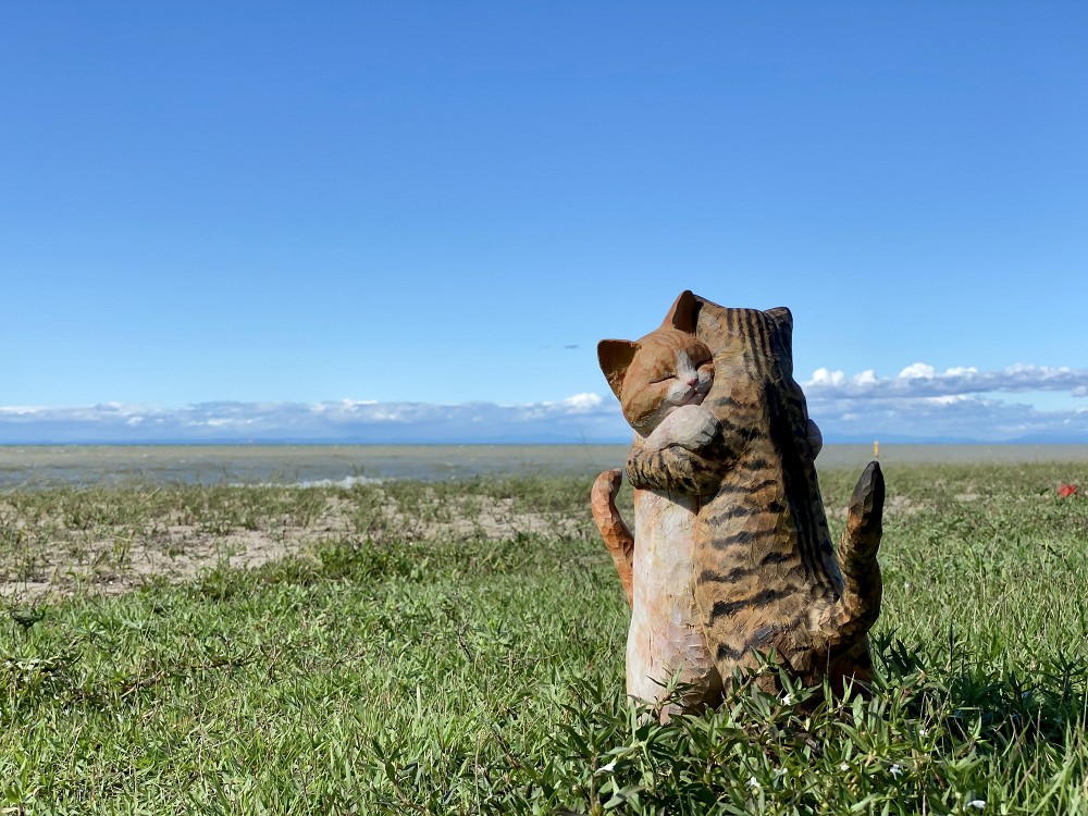 屏東看海美術館「極度日常」展覽!日本藝術家橋本美緒、花房櫻的可愛貓狗雕刻創作