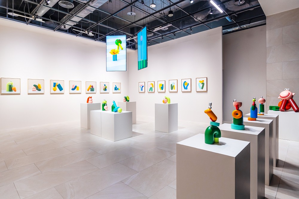 藝術家Lucas Zanotto展覽亮相大直NOKE！極簡萌獸雕塑、版畫傳遞療癒能量