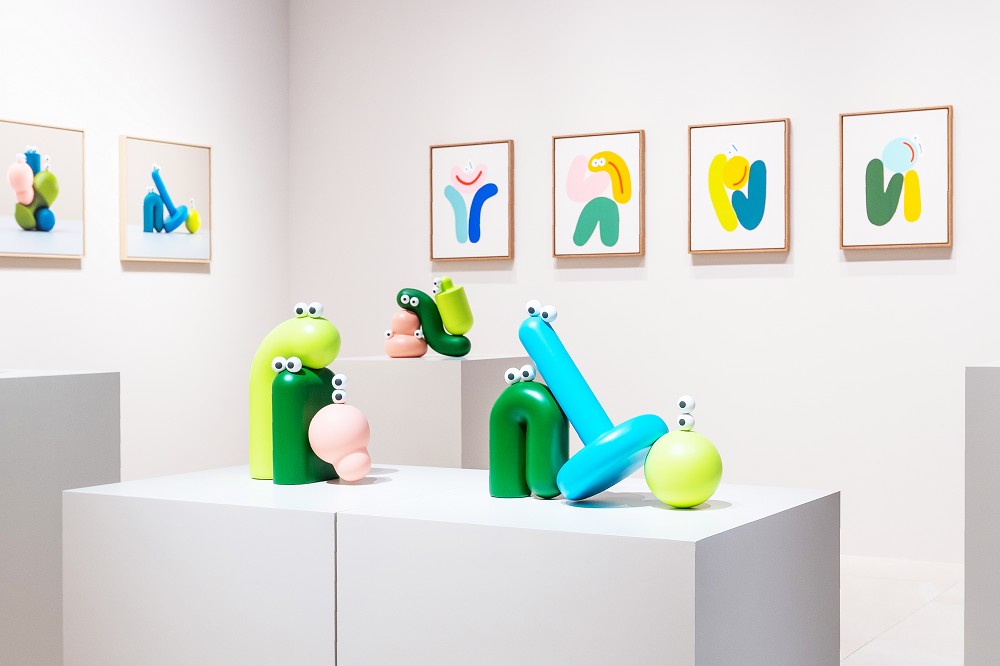 藝術家Lucas Zanotto展覽亮相大直NOKE！極簡萌獸雕塑、版畫傳遞療癒能量