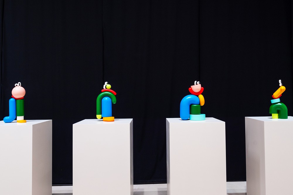 藝術家Lucas Zanotto展覽亮相大直NOKE！極簡萌獸雕塑、版畫傳遞療癒能量