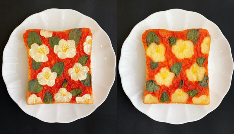 早餐來片藝術吐司!日本設計師Manami Sasaki讓浮世繪、山水畫化身創意吐司