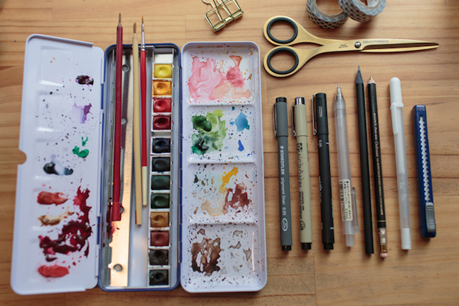 【畫。生活painting diary】手繪日記，自己的故事書