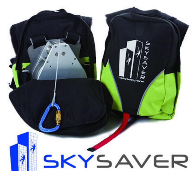 SKYSAVER 火災垂降逃生背包 高層樓住戶家中必備