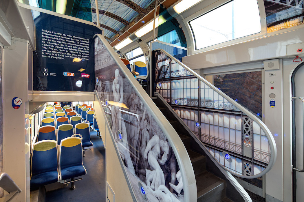 這台列車很印象派!巴黎鐵路公司送給顧客的藝術之旅