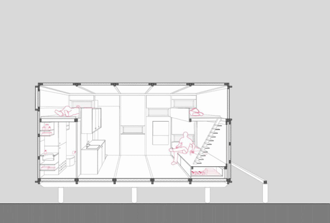 消除室內與戶外的界線，完全回歸自然的邊境小屋
