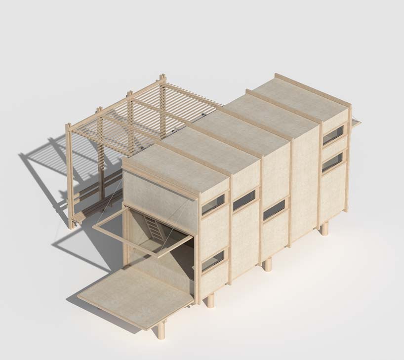 消除室內與戶外的界線，完全回歸自然的邊境小屋